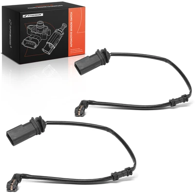 2 Pcs Front Disc Brake Pad Wear Sensor