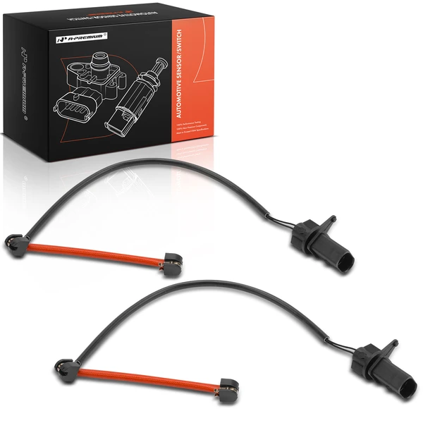 2 Pcs Disc Brake Pad Wear Sensor for Audi R8 12 14-15 RS5