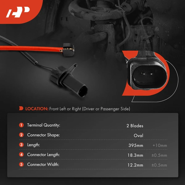 Disc Brake Pad Wear Sensor for Audi R8 12 14-15 RS5 13-15