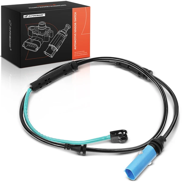 Front Driver or Passenger Disc Brake Pad Wear Sensor for 2017-2019 BMW 740i xDrive