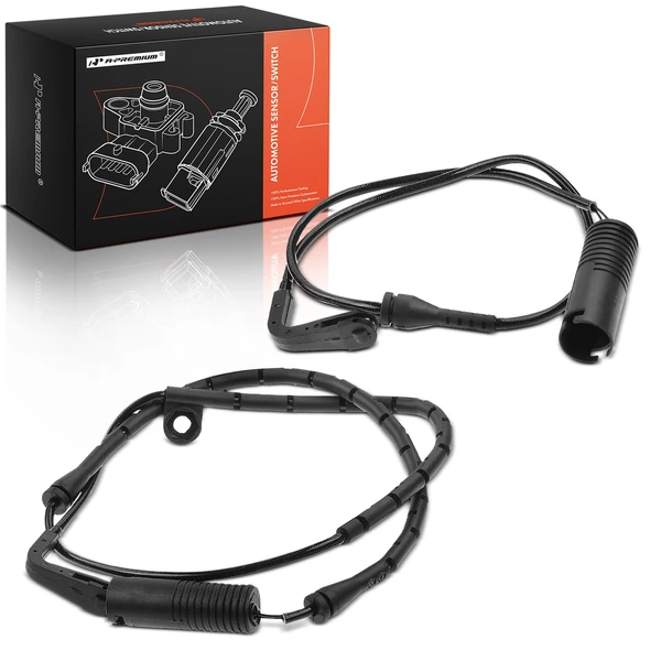 2 Pcs Front & Rear Disc Brake Pad Wear Sensor for 1997-2003 BMW 540i