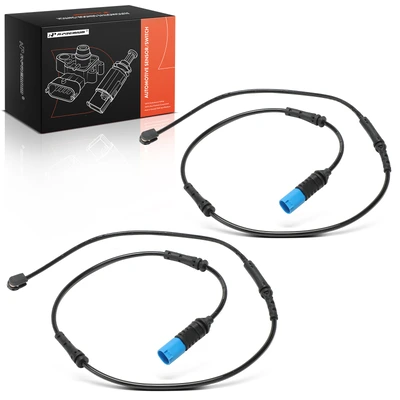 2 Pcs Front Disc Brake Pad Wear Sensor