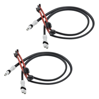 2 Pcs Front Disc Brake Pad Wear Sensor