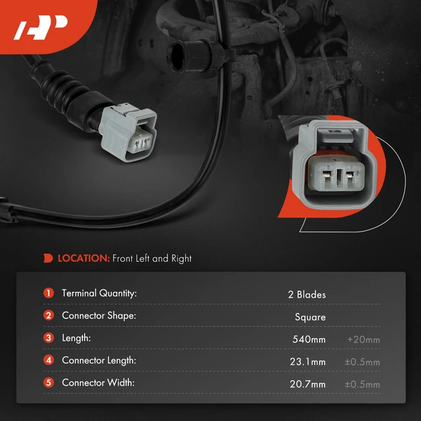 2 Pcs Front Brake Pad Wear Sensor for Lexus GS F 2016-2020 RC F 2015-2023