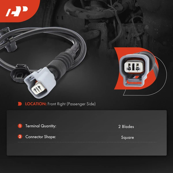 Front Passenger Disc Brake Pad Wear Sensor for Lexus LS460 LS600h