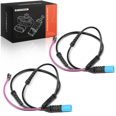 2 Pcs Front Brake Pad Wear Sensor