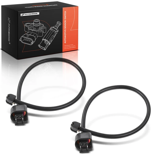 2 Pcs Front Disc Brake Pad Wear Sensor for 2017-2020 Porsche Panamera