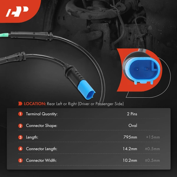 Rear Driver or Passenger Brake Pad Wear Sensor for BMW 230i 330e 330i 430i Z4