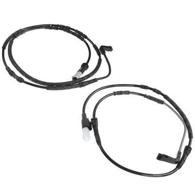 2 Pcs Front & Rear Disc Brake Pad Wear Sensor
