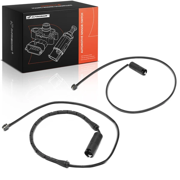 2 Pcs Disc Brake Pad Wear Sensor for BMW 318i 92-98 323i 325i 328i