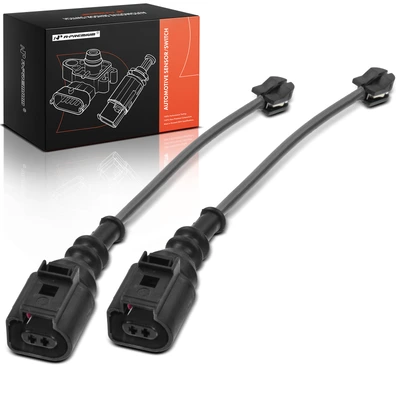 2 Pcs Front Disc Brake Pad Wear Sensor