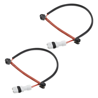 2 Pcs Front & Rear Disc Brake Pad Wear Sensor