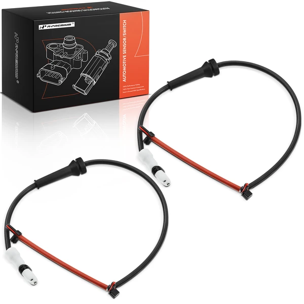 2 Pcs Rear Disc Brake Pad Wear Sensor for 2006-2008 2010-2012 Porsche Cayman