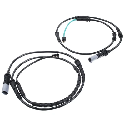 2 Pcs Front & Rear Disc Brake Pad Wear Sensor