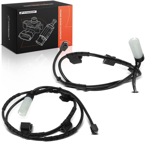 2 Pcs Front & Rear Disc Brake Pad Wear Sensor for 2010-2015 Mini Cooper