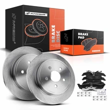 2003-2005 Dodge Neon Disc Brake Rotors and Ceramic Pads Kit, 6 Pcs, Rear Driver & Passenger, A-Premium, APBRPR1320