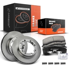 Front Disc Brake Rotors & Ceramic Brake Pads