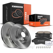 Front Disc Brake Rotors & Ceramic Brake Pads