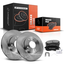 Front Disc Brake Rotors & Ceramic Brake Pads