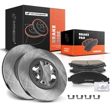 Front Disc Brake Rotors & Ceramic Brake Pads