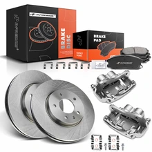 8 Pcs Front Disc Brake Rotors & Ceramic Brake Pads & Brake Calipers