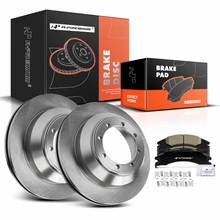 Rear Disc Brake Rotors & Ceramic Brake Pads