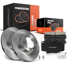 Front Disc Brake Rotors & Ceramic Brake Pads