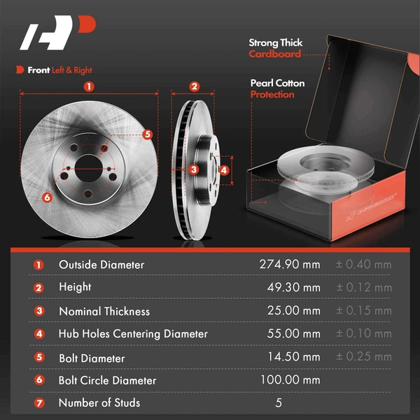Front Disc Brake Rotors & Pads + Rear Drums & Shoes Kit, 12 Pcs, Front & Rear, A-Premium, APBRPR1938