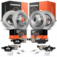 2007 BMW 328i Disc Brake Rotors and Ceramic Pads Kit, 12 Pcs, Front & Rear, A-Premium, APBRPR1305