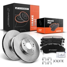 Front Disc Brake Rotors & Ceramic Brake Pads