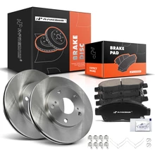 Front Disc Brake Rotors & Ceramic Brake Pads