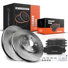 Front Disc Brake Rotors & Ceramic Brake Pads