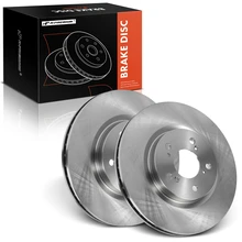 2005-2012 Acura RL Disc Brake Rotors and Ceramic Pads Kit, 6 Pcs, Front Driver & Passenger, A-Premium, APBRPR895