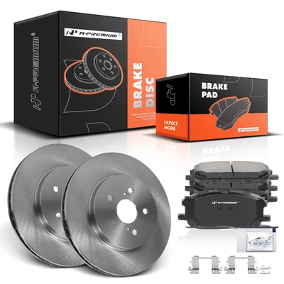 Front Disc Brake Rotors & Ceramic Brake Pads
