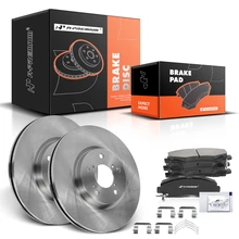 Front Disc Brake Rotors & Ceramic Brake Pads