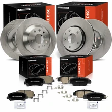 2016-2019 Mazda CX-5 Brake Pad and Rotor Kit, 12 Pcs, Front & Rear, A-Premium, APBRPR1657