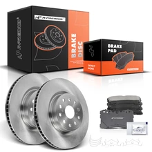 Front Disc Brake Rotors & Ceramic Brake Pads