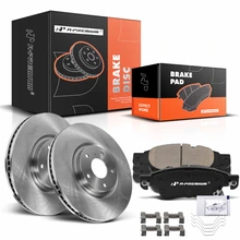 Front Disc Brake Rotors & Ceramic Brake Pads