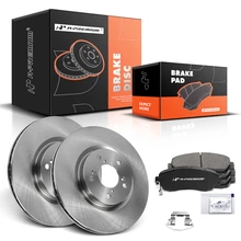 Front Disc Brake Rotors & Ceramic Brake Pads