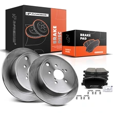 Front Disc Brake Rotors & Ceramic Brake Pads