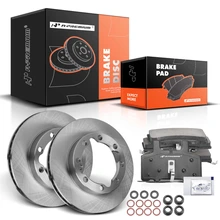 Front Disc Brake Rotors & Ceramic Brake Pads
