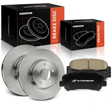 2013-2017 Mazda CX-5 Disc Brake Rotors and Ceramic Pads Kit, 6 Pcs, Front Driver & Passenger, A-Premium, APBRPR1737