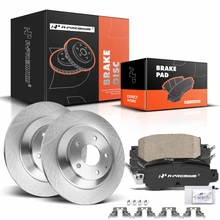 2013-2015 Mazda CX-5 Disc Brake Rotors and Ceramic Pads Kit, 6 Pcs, Rear Driver & Passenger, A-Premium, APBRPR1275