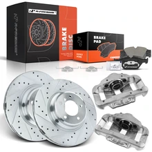 2007-2008 BMW 335xi Brake Rotor Pad and Caliper Kit Replacement | 2-Year Warranty | A-Premium APBRPS913