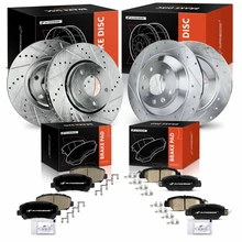 2016-2019 Mazda CX-5 Brake Pad and Rotor Kit, 12 Pcs, Front & Rear, A-Premium, APBRPS1336