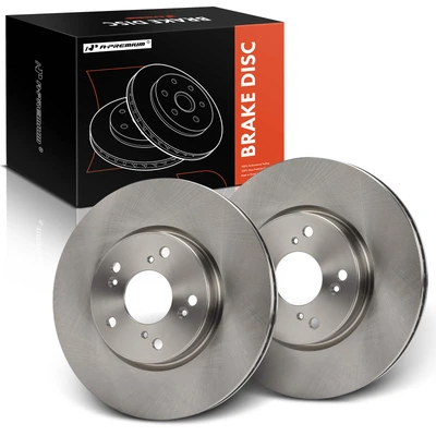 2 Pcs Front Disc Brake Rotors