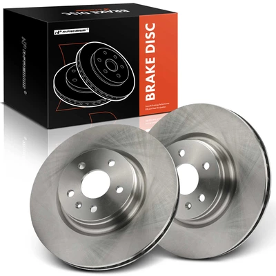 2 Pcs Front Disc Brake Rotors