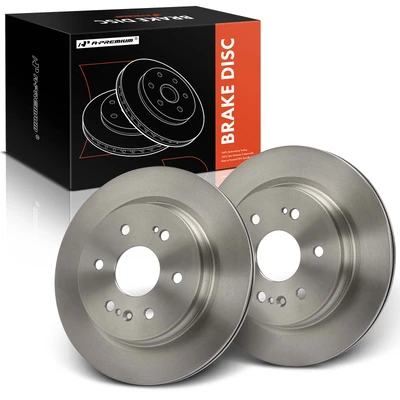 2 Pcs Rear Disc Brake Rotors