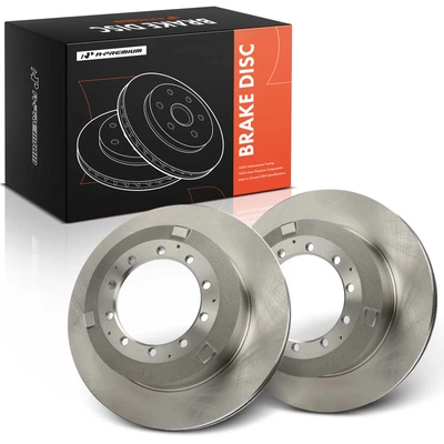 2 Pcs Front or Rear Disc Brake Rotors