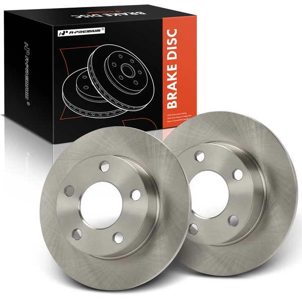 2 Pcs Rear Disc Brake Rotors for 1999-2005 Volkswagen Passat